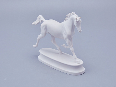 Скульптура в подарочной упаковке, форма Конь Арабской породы, рисунок Белый арт. 81.18628.00.1