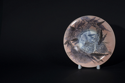 Чашка с блюдцем Татьянин день на форме Юлия, рисунок 1