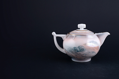 Заварочный Чайник Зима в деревне 2 на форме Кострома арт 40.03497.00.1