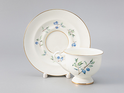 Сервиз чайный форма Айседора рисунок Цветы и ягоды, 6 персон 14 предметов, арт. 81.27538.00.1