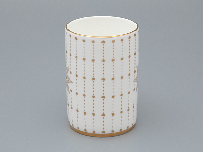 Бокал 400 мл форма Идиллия рисунок Азур золотой, артикул 80.49792.00.1