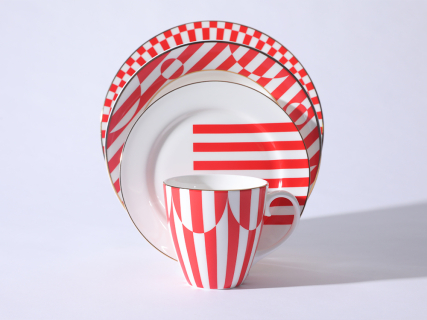 Бокал 470 мл форма Весна рисунок Да и нет Красный арт. 80.44741.00.1, 