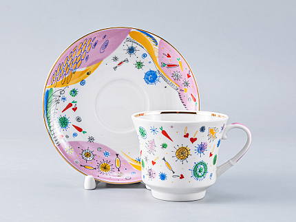 Трехпредметный комплект форма Банкетная рисунок Конфетти-2 арт. 81.25128.00.1