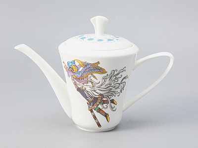 Сервиз чайный форма Сад рисунок Русские сказки, 6 персон 15 предметов, арт. 81.28417.00.1