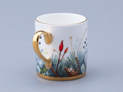 Чашка с блюдцем кофейная 115 мл, форма Идиллия, рисунок Календа, арт 81.34480.00.1, 