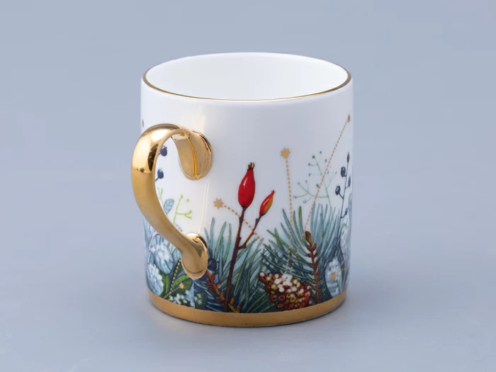 Чашка с блюдцем кофейная 115 мл, форма Идиллия, рисунок Календа, арт 81.34480.00.1, 