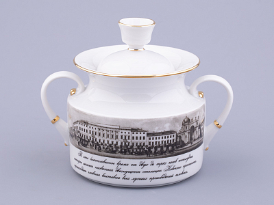 Сервиз чайный на 6 персон 15 предметов, форма Банкетная рисунок Великолепный Невский, арт. 81.32683.00.1