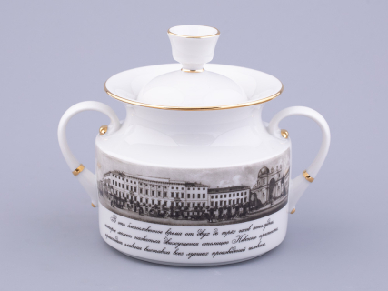 Сервиз чайный на 6 персон 15 предметов, форма Банкетная рисунок Великолепный Невский, арт. 81.32683.00.1, 