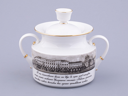 Сервиз чайный на 6 персон 15 предметов, форма Банкетная рисунок Великолепный Невский, арт. 81.32683.00.1