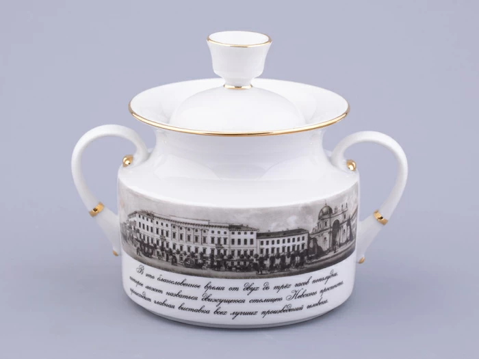 Сервиз чайный на 6 персон 15 предметов, форма Банкетная рисунок Великолепный Невский, арт. 81.32683.00.1, 