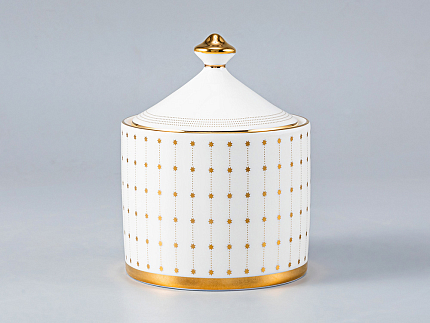 Сахарница форма Идиллия рисунок Азур Золото , арт. 80.96951.00.1