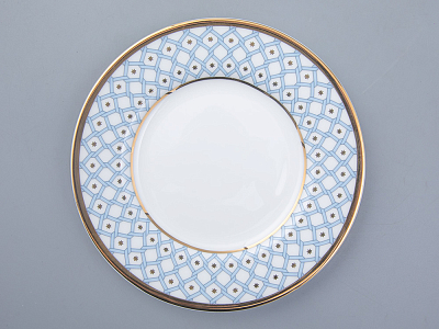 Чашка с блюдцем 250 мл форма Идиллия рисунок Азур 2 арт. 81.26829.00.1