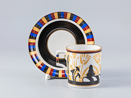 Сервиз чайный форма Гербовая рисунок Анна Нетребко, 6 персон 15 предметов, арт. 81.24966.00.1