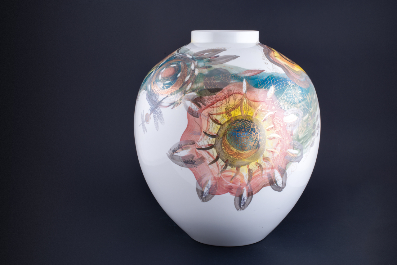 Ваза Узор на форме Круглая, арт. 60.15407.00.1, 