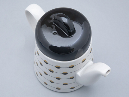 Чайник форма Колокол рисунок Балтийский берег 1, арт. 80.45185.00.1