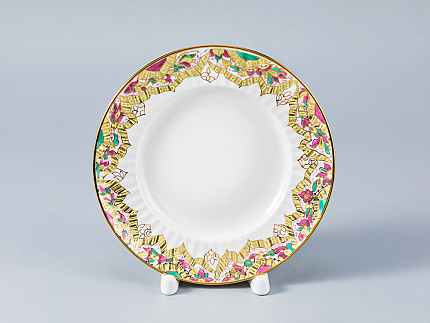 Сервиз чайный, форма Волна, рисунок Весенние пейзажи, 6 персон 22 предмета, арт. 81.14494.00.1