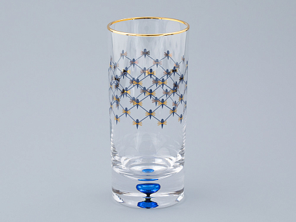 Набор из 4-х высоких стаканов Кобальтовая сетка 300 мл арт. 14.11004.07