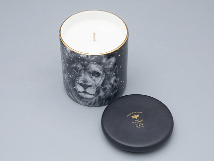Свеча ароматическая в подарочной упаковке, рисунок Тотем. Лев аромат Пало Санто арт. 81.31595.00.1