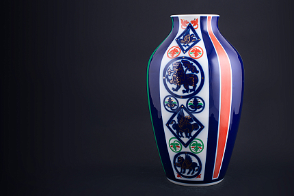 Ваза Русский Стиль на форме Ламповая, арт 60.10500.00.1