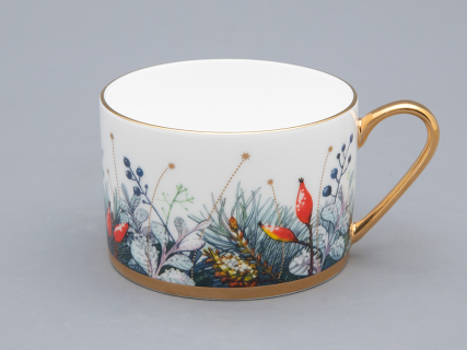 Чашка с блюдцем 250 мл, форма Идиллия, рисунок Календа-2, арт. 81.33748.00.1, 