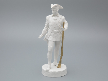 Скульптура Мушкетер эпохи Елизаветы Петровны, в подарочной упаковке, рисунок Белый бисквит, арт 81.31944.00.1, 