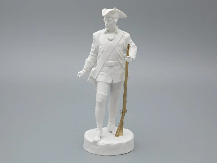 Скульптура Мушкетер эпохи Елизаветы Петровны, в подарочной упаковке, рисунок Белый бисквит, арт 81.31944.00.1, 