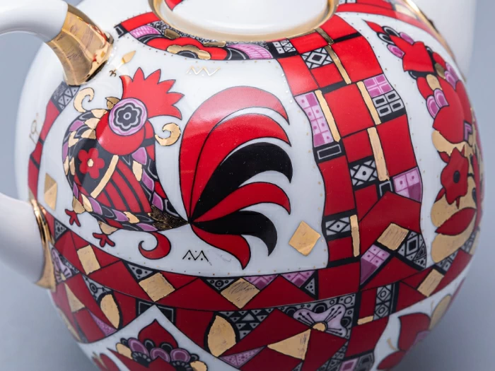 Комплект чайников Новгородский Красный конь арт. 81.10353.00.1, 