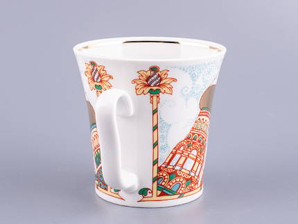 Бокал с блюдцем 360 мл форма Ленинградский рисунок Храм Спас-на-Крови арт. 81.15553.00.1