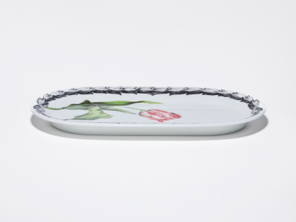 Блюдо овальное 295 мм, в подарочной упаковке, форма Юлиана, рисунок Волшебный сад XIV, арт. 81.34198.00.1, 