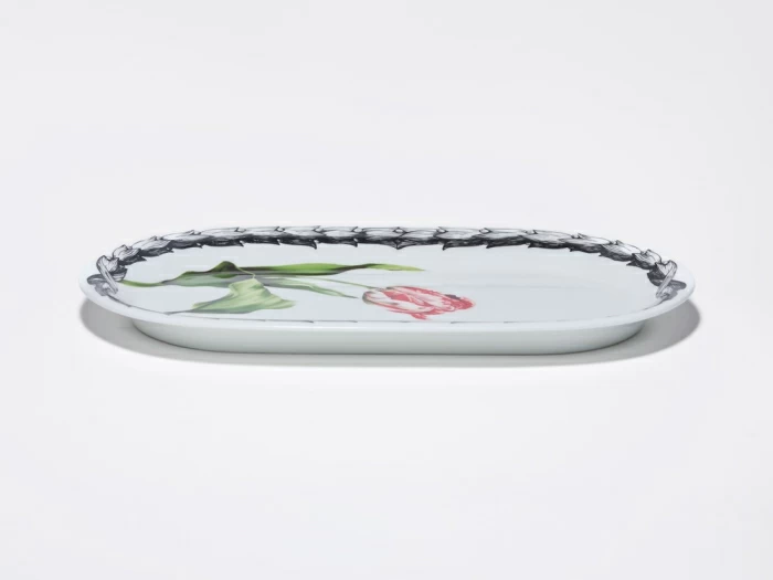 Блюдо овальное 295 мм, в подарочной упаковке, форма Юлиана, рисунок Волшебный сад XIV, арт. 81.34198.00.1, 