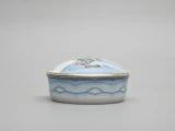 Туалетная коробочка форма Круглая рисунок Зима. Заяц арт. 81.31060.00.1, 