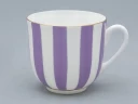 Чашка с блюдцем кофейная 180 мл.,  форма Ландыш 2, рисунок Да и нет (фиолетовый с отводкой) арт. 81.25354.00.5, 