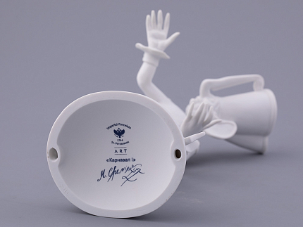 Скульптура в подарочной упаковке, форма Карнавал 1, рисунок Белый, арт. 81.33713.00.1