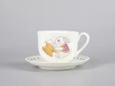 Чашка с блюдцем чайная 335 мл форма Ландыш рисунок Саночки арт. 81.30680.00.1, 