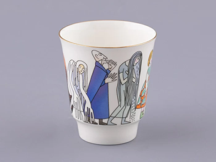 Трехпредметный комплект 165 мл форма Майская рисунок Синяя птица, арт. 81.32260.00.1, 