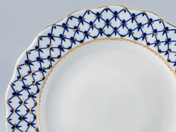 Тарелка Тюльпан Кобальтовая сетка 240 мм арт. 80.50012.00.1, 