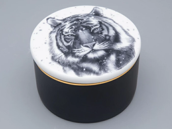 Шкатулка в подарочной упаковке, форма Идиллия, рисунок Тотем. Тигр арт. 81.31652.00.1, 
