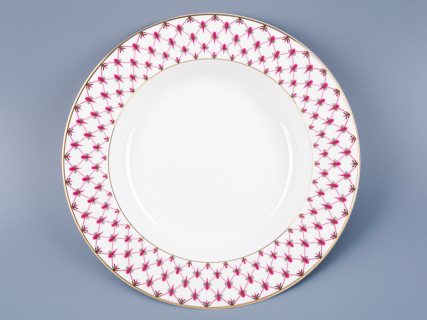 Тарелка глубокая 225 мм форма Европейская рисунок Сетка-Блюз арт. 80.85413.00.1, 