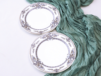 Подарочный набор, Тарелки 200 мм, 2 предмета, форма Стандартная 2, рисунок Барокко, арт. 81.34920.00.1