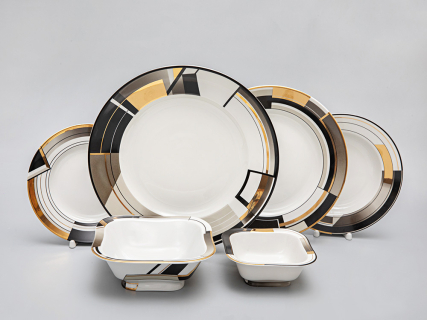 Сервиз столовый форма Молодежная рисунок Проект, 6 персон 22 предмета, арт. 81.28759.00.1, 