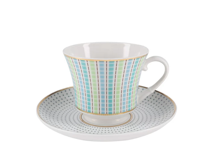 Чашка с блюдцем чайная форма Банкетная рисунок Дублин арт. 81.27980.00.1, 