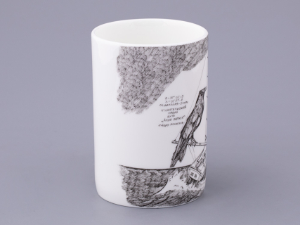 Бокал с крышкой в подарочной упаковке, форма Top. рисунок Яхта Алые паруса, арт. 81.32935.00.1, 