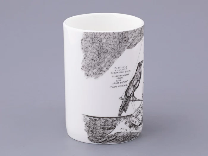 Бокал с крышкой в подарочной упаковке, форма Top. рисунок Яхта Алые паруса, арт. 81.32935.00.1, 