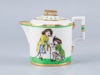 Сливочник 240 мл.,  форма  Гербовая, рисунок Крысята-воришки арт. 80.54330.00.1, 