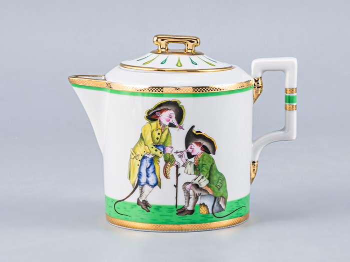 Сливочник 240 мл.,  форма  Гербовая, рисунок Крысята-воришки арт. 80.54330.00.1, 