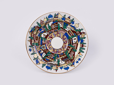 Сервиз чайный, форма Весенняя, рисунок Русская фантазия, арт. 81.20886.00.1