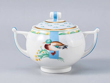 Сервиз чайный форма Кострома рисунок Уткина заводь, 6 персон 20 предметов, арт. 81.25448.00.1