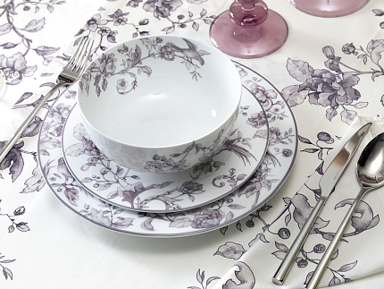 Салатник 160 мм форма Восточная Рисунок Monplaisir Violet (Монплезир Виолет), арт. 80.48341.00.1