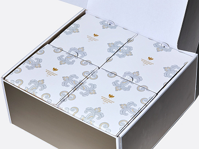 Сервиз чайный на 4 персоны 10 предметов в подарочной упаковке, форма Идиллия рисунок Барокко, арт. 81.34916.00.1