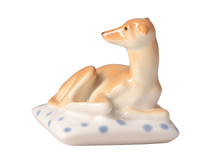 Скульптура Левретка на подушке Мимми арт. 82.81319.00.1